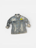 Only Once Denim hand-painted Snoopy & Woodstock Denim Jacket