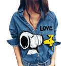 Only Once Denim Hand-painted Snoopy Denim Shirt
by Yuchi Chen