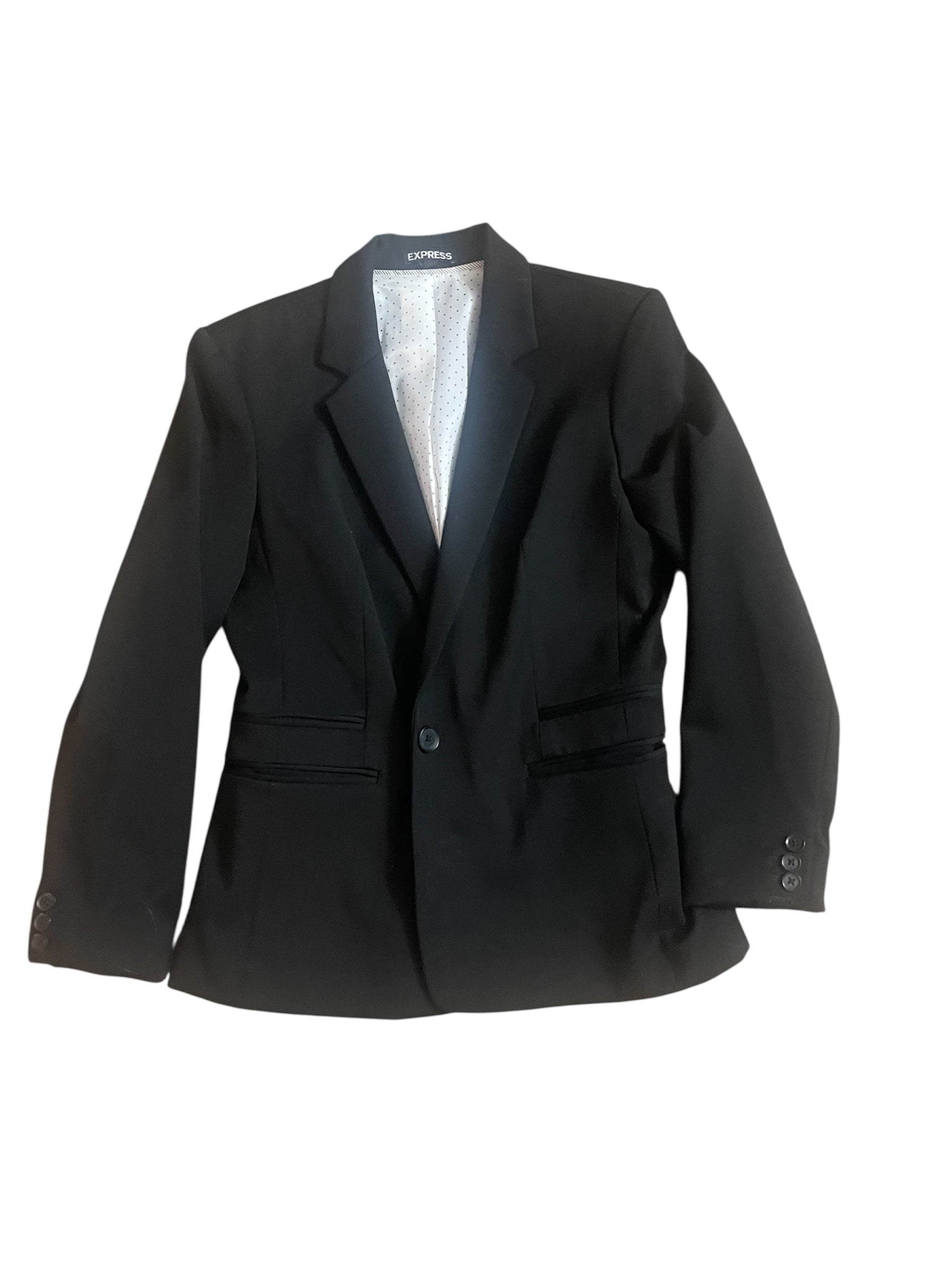Only Once Denim hand-painted Snoopy black blazer